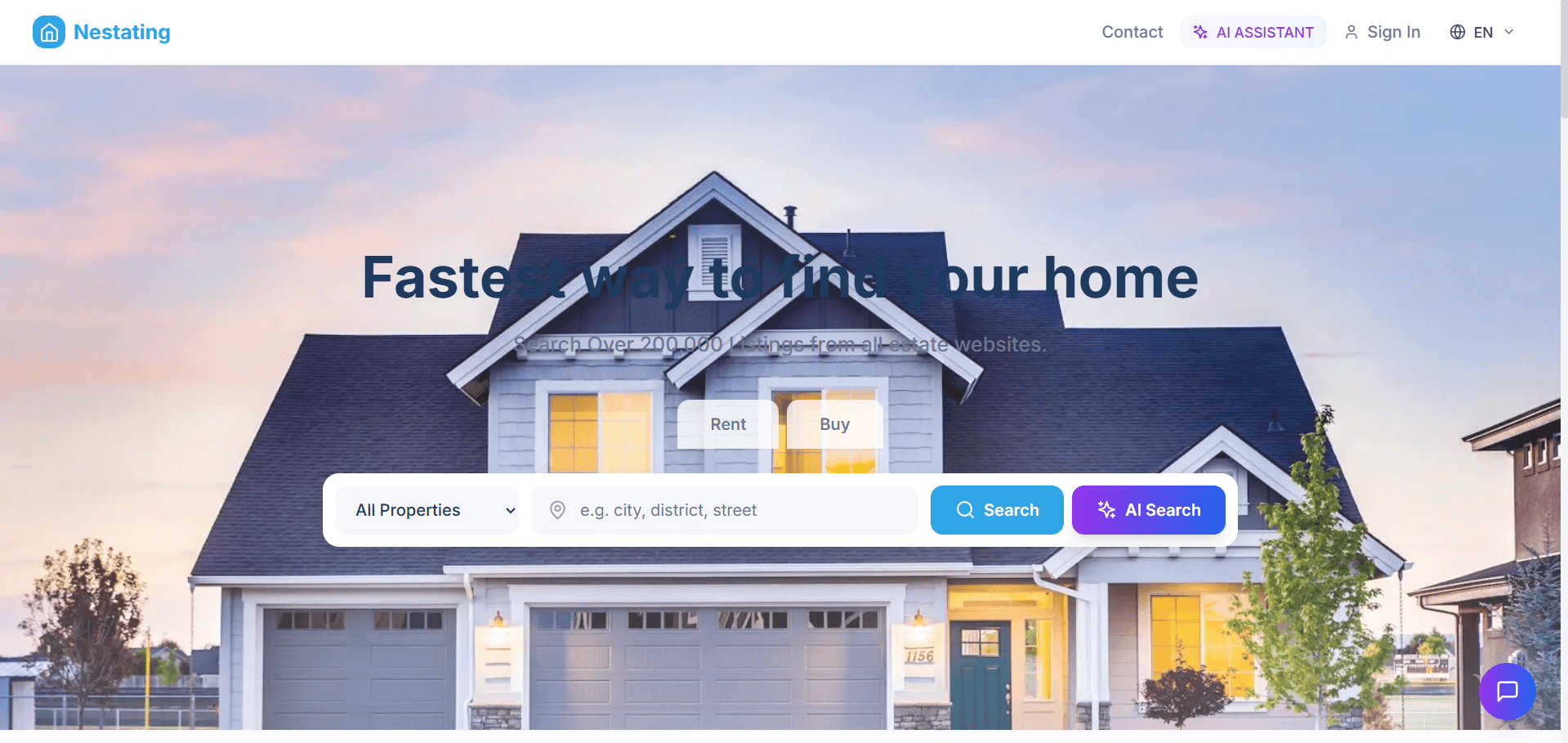 nestating - nextjs project
